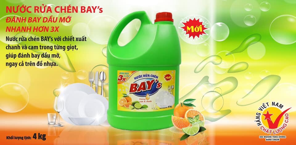 Nước rửa chén cao cấp