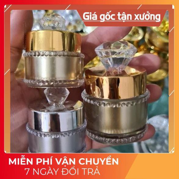 [HCM]Hủ Chiết Kem Hột Xoàn 10G/20G Vàng/Bạc / Hủ Chiết Mỹ Phẩm