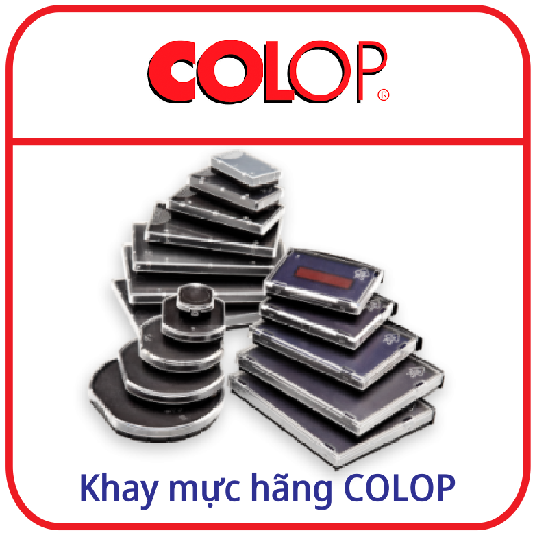 Khay mực dấu liền mực chính hãng Colop