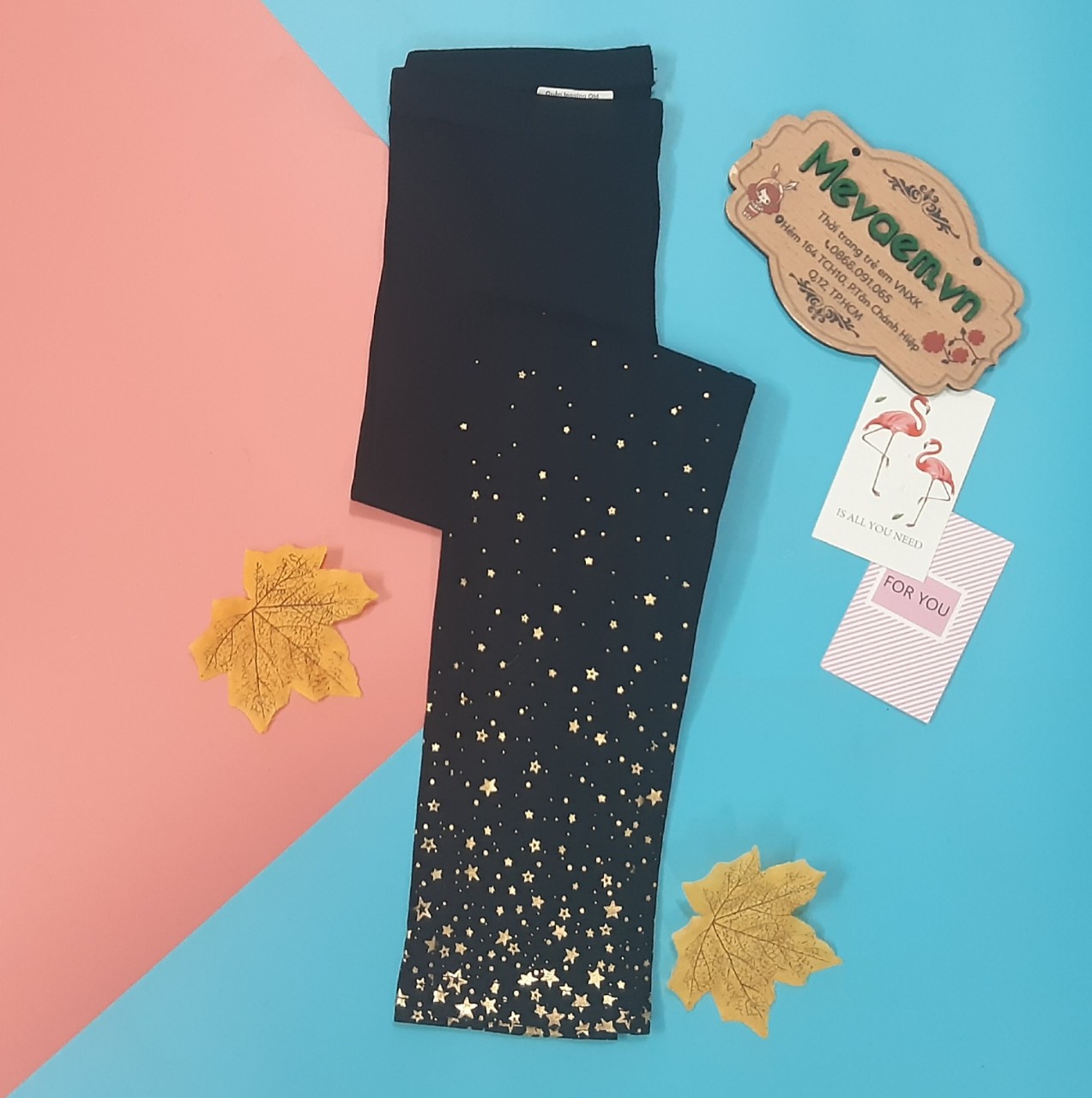 Quần legging bg old navy đen sao