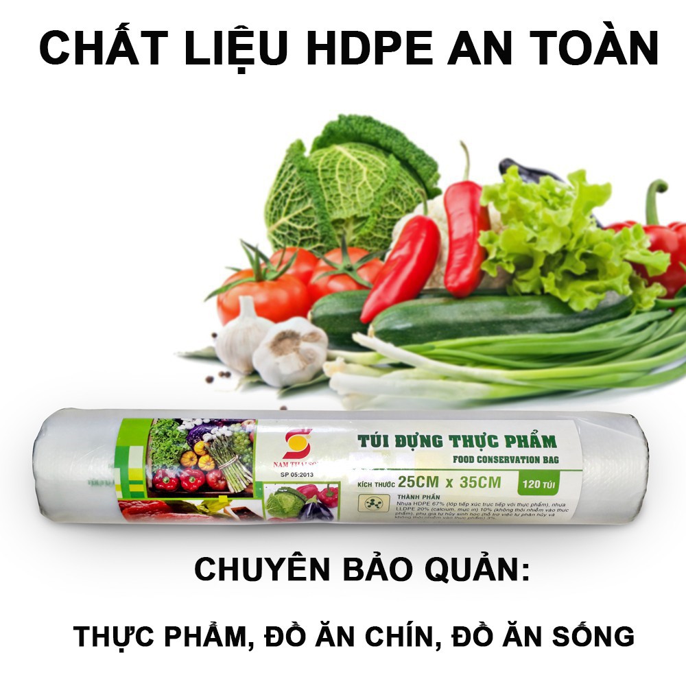TÚI ĐỰNG THỰC PHẨM - tự hủy sinh học (Hàng cty Nam Thái Sơn)