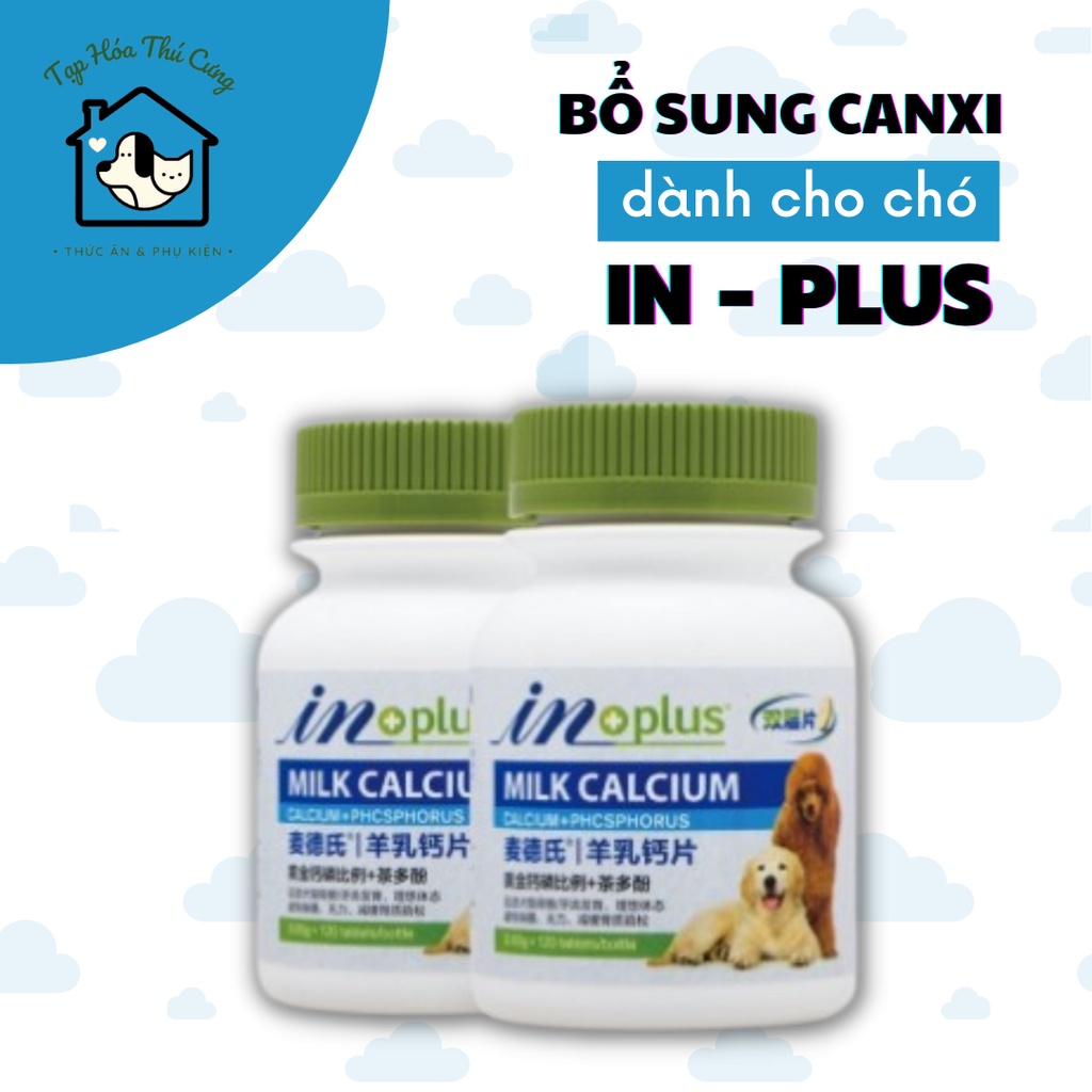 Viên canxi dành cho chó inplus 120 viên