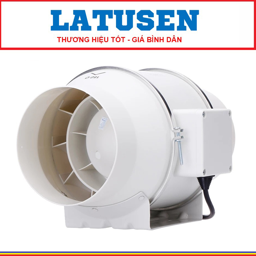 Quạt thông gió nối ống đồng trục Penck phi 100mm, 150mm, 200mm, 250mm, 300mm LATUSEN