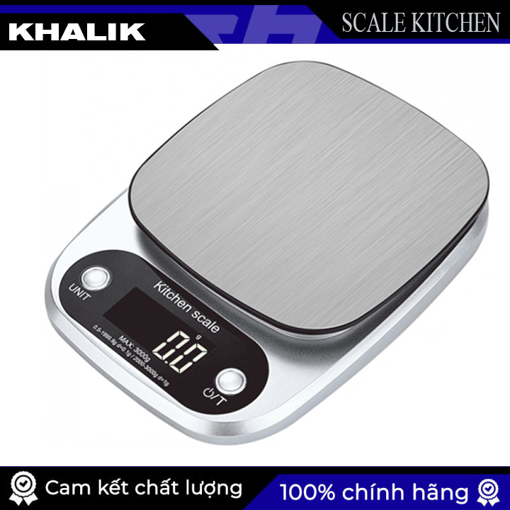 Cân điện tử nhà bếp C305, cân thực phẩm Loại 3kg, 5kg, 10kg độ chính xác cao Kitchen Scale C305 - Khalik