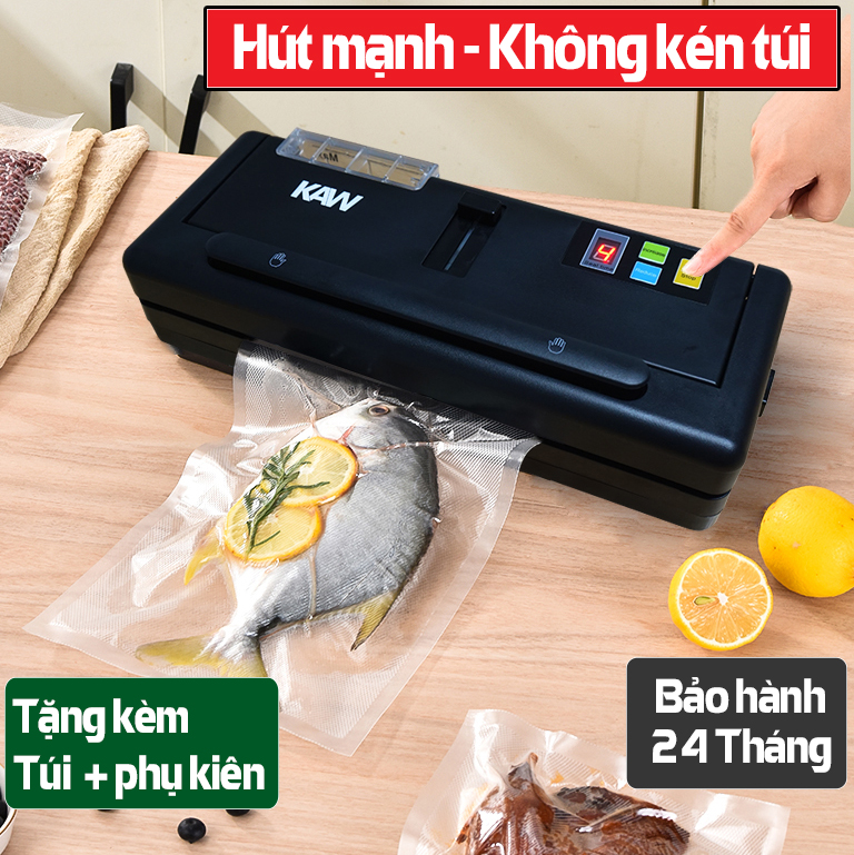 Máy dập túi, máy hút chân không silvercrest - - Máy Hút Chân Không Nhập Khẩu - Hút Liên Tục Không Kén Túi