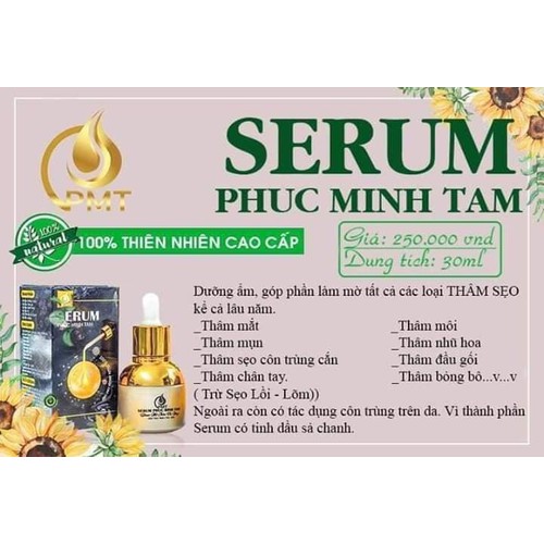 Serum sạch thâm - mờ nám phúc minh tâm