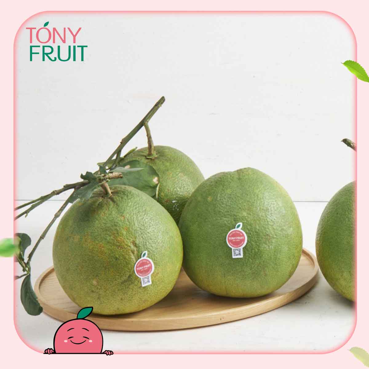 Trái Cây Tươi Bưởi Da Xanh Tân Triều Mọng Nước, Ngọt Trái gần 2kg
