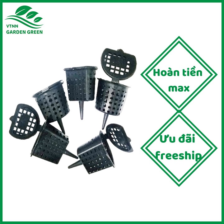 5 Cái giỏ đựng phân tan chậm - Rọ đựng phân cho hoa lan cây kiểng bonsai