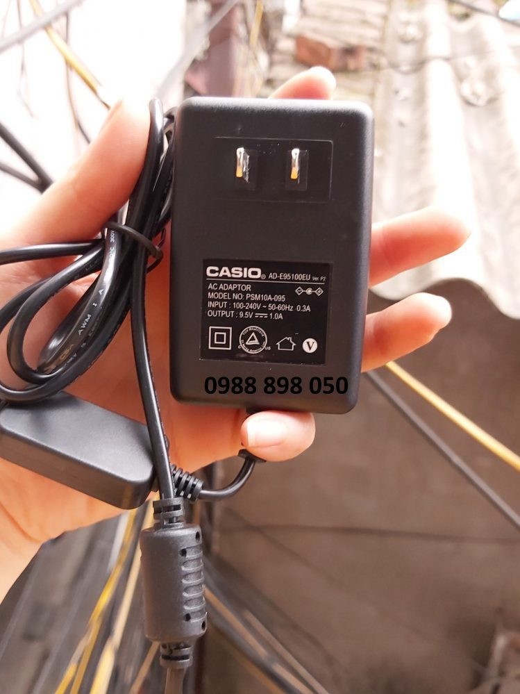 Dây nguồn đàn 9.5v cho casio. ctk-240