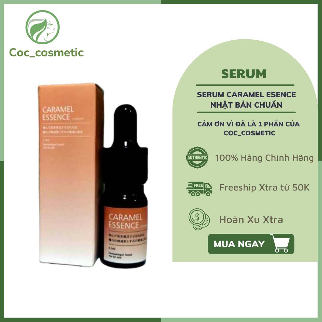 Serum Caramel Essence Nhật Bản 5ml_ nhà COC_Cosmetic