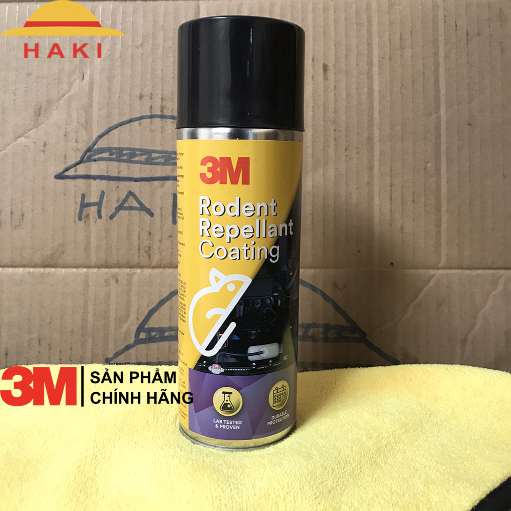 [3M chính hãng] Chai xịt đuổi chuột xe ô tô, chống chuột khoang máy, cắn xe ô tô, xua đuổi chuột 3M 89797