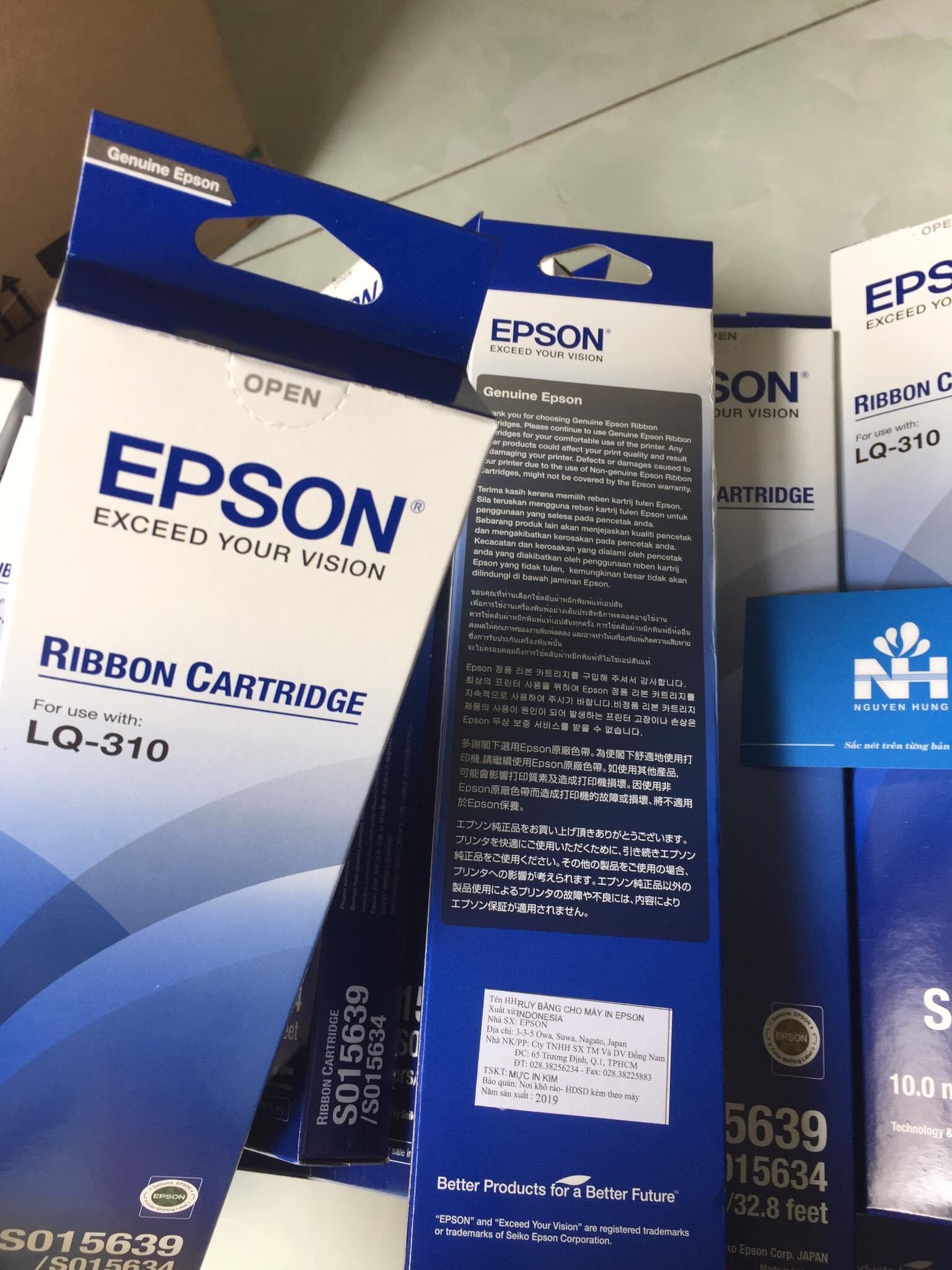 Mực In dùng cho máy in Epson LQ-310 hàng chuẩn của hãng. Hoàn toàn phù hợp với máy in Epson LQ 310