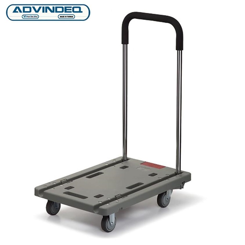 Xe đẩy hàng 4 bánh gấp siêu gọn Advindeq AV120