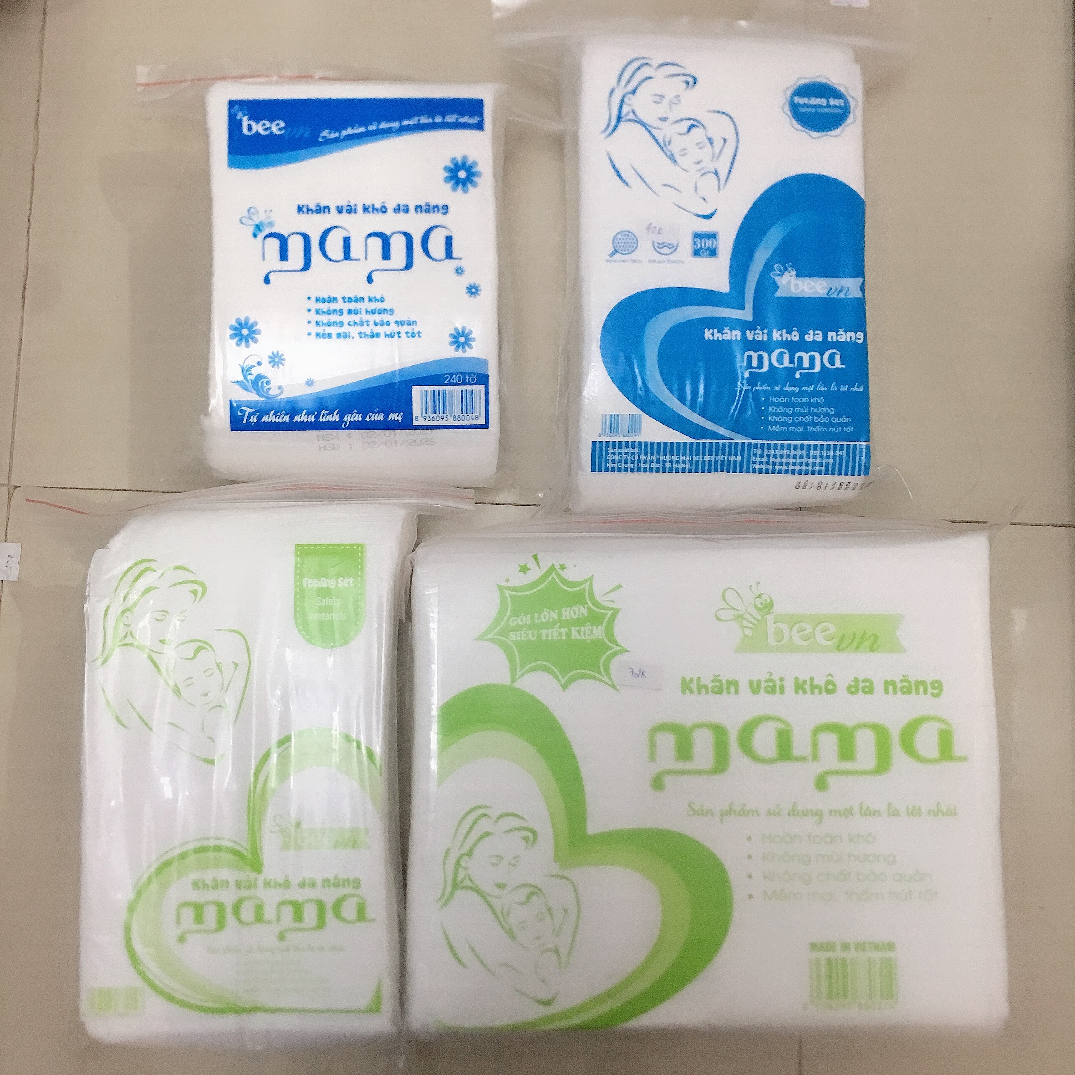 Khăn vải khô đa năng Mama