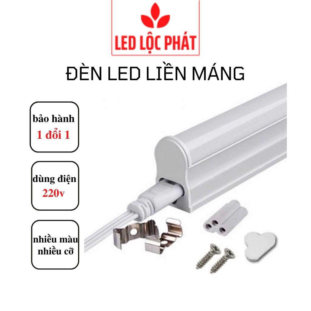 Đèn led t5 t4, led liền máng liền thân