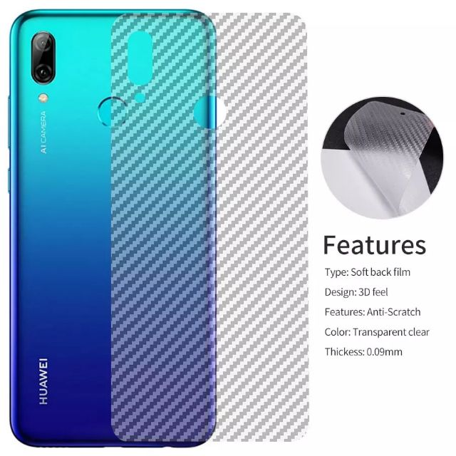 Miếng dán mặt lưng cacbon Huawei Nova 3i