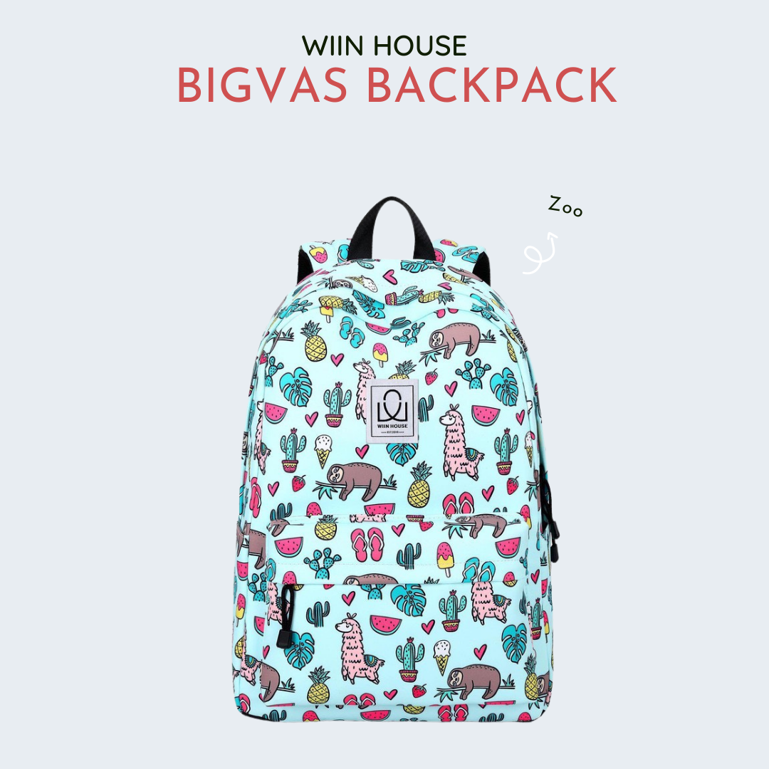 Wiin House-Balo Họa Tiết 3D Wiin x BigVas (Zoo)
