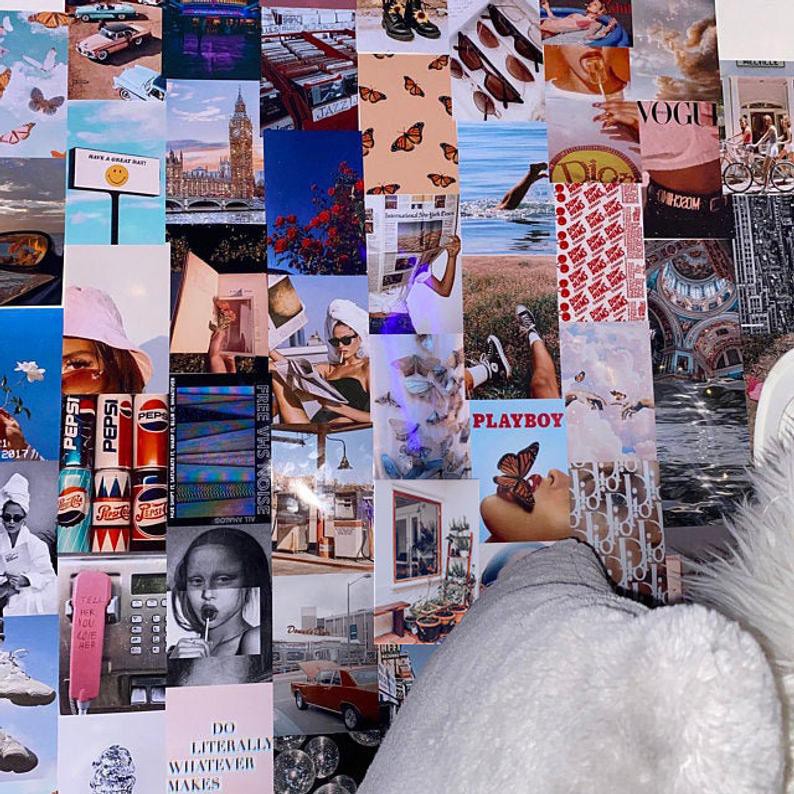 [HCM][FREESHIP EXTRA] Wall Collage dán tường trang trí decor phòng ngủ - theme Vintage