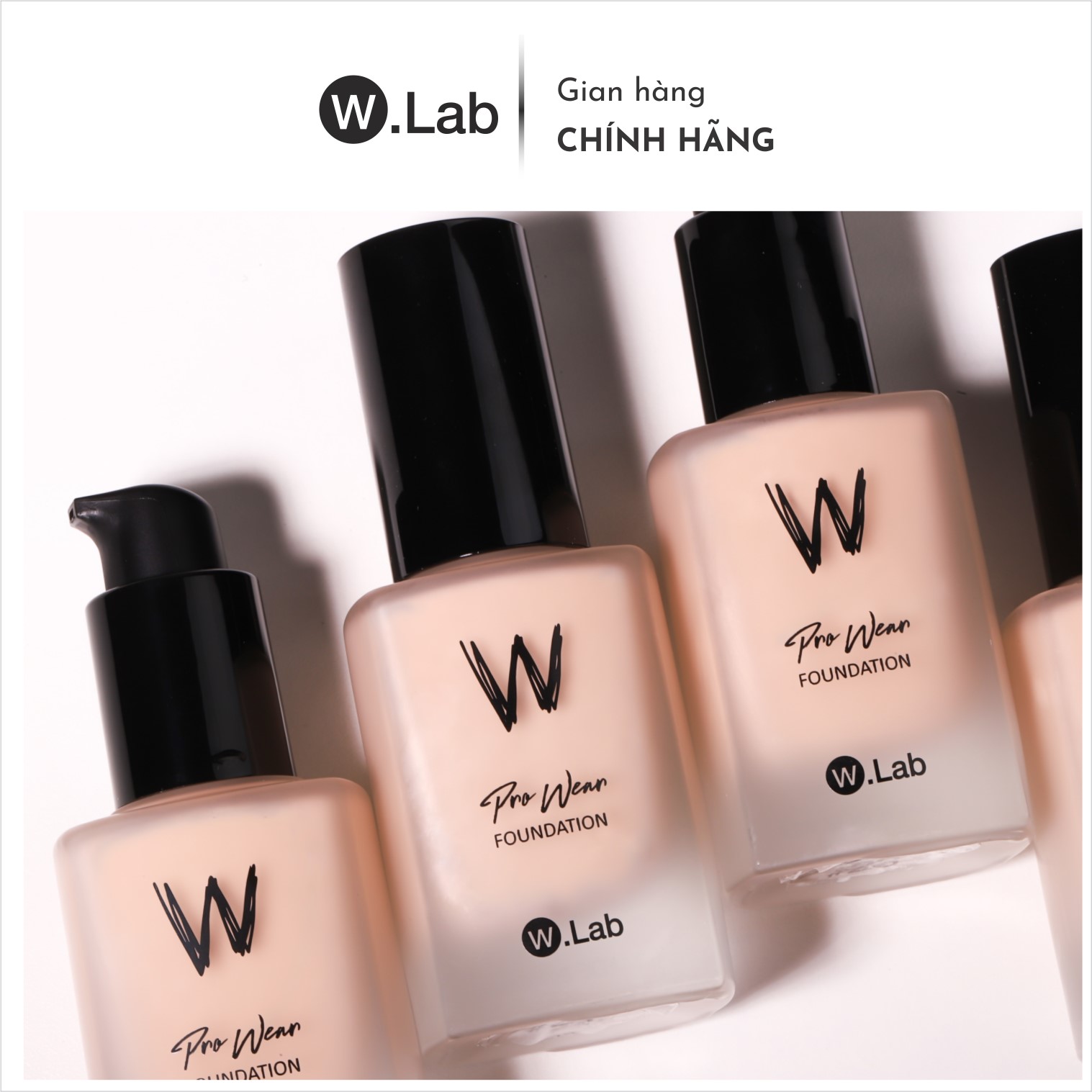 Kem nền w.lab pro wear foundation 30g