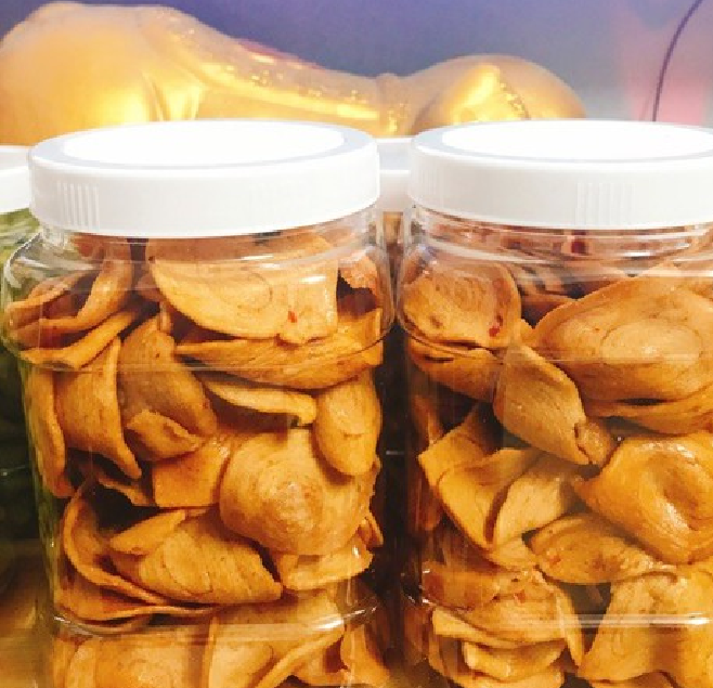 BÁNH TAI HEO SỐT MẮM ỚT ( hũ 350g )
