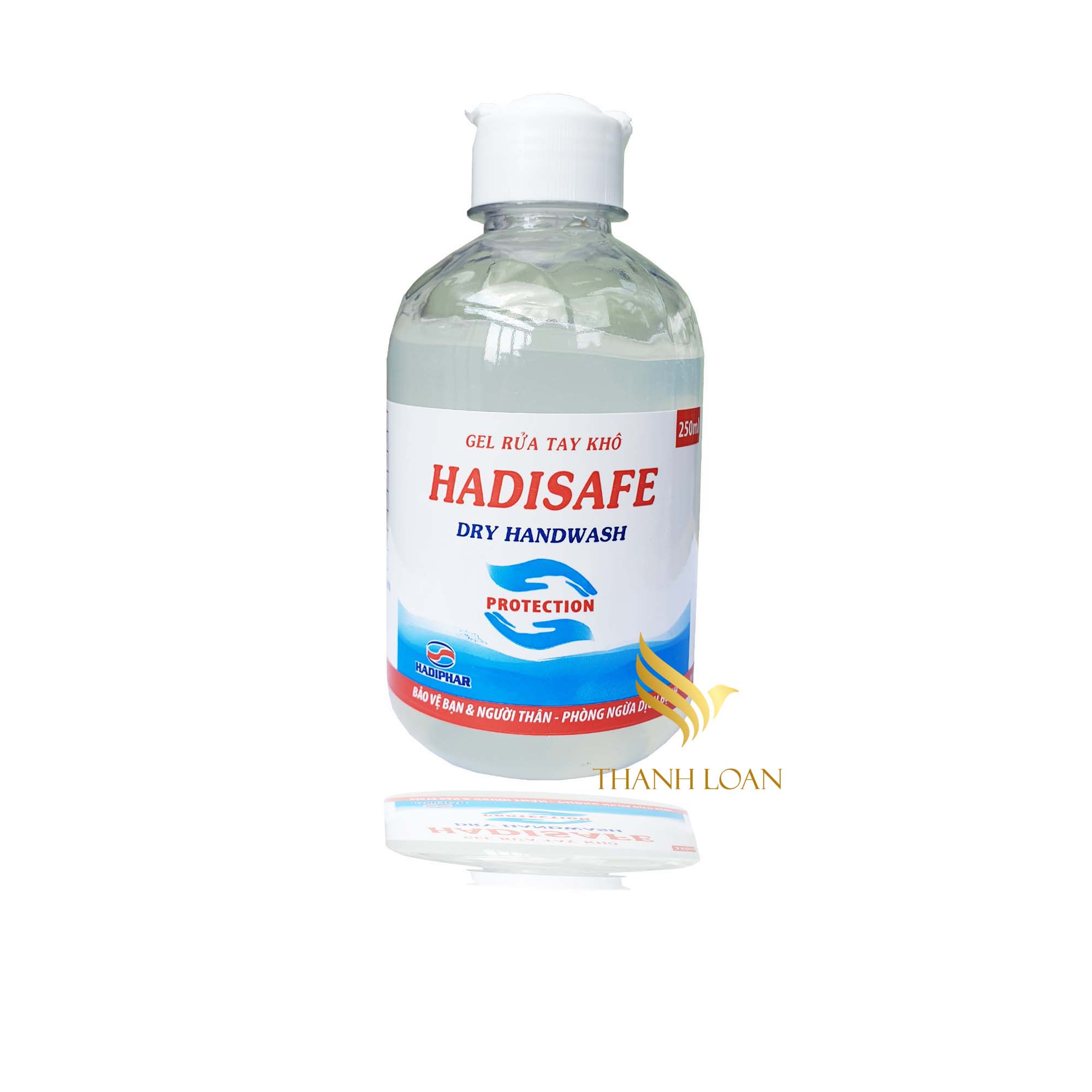 Gel Rửa Tay Khô HADISAFE - 250ml - Phòng Dịch Corona - Khử Trùng Tay - Thanh Loan