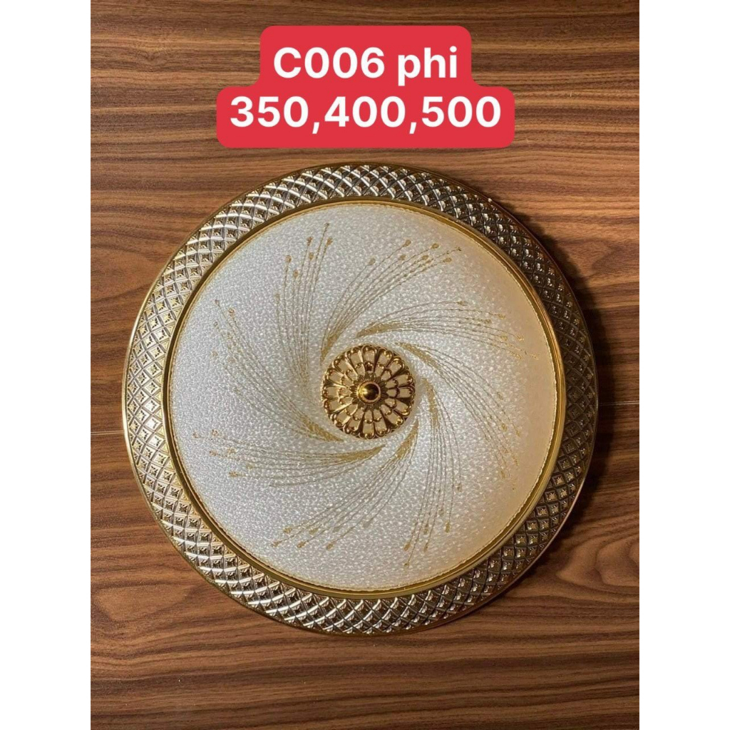 Đèn mâm ốp trần, đèn trần phòng khách hapova fitea c006