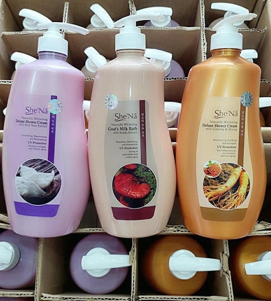 Sữa Tắm Dưỡng Da SheNa Malaysia 1200ml Hàng Chính Hãng 100%