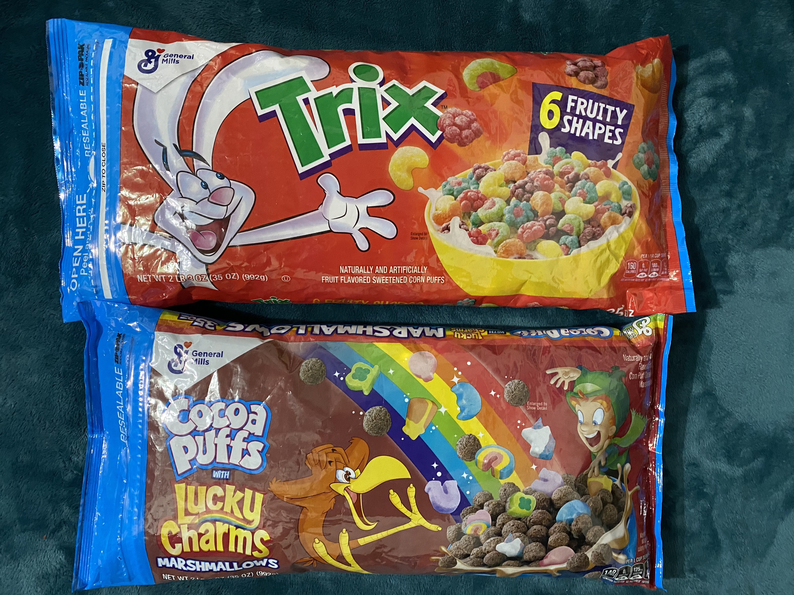 Túi ngũ cốc ăn sáng trix, cocoa puff lucky charm loại 1kg... xuất sứ mỹ