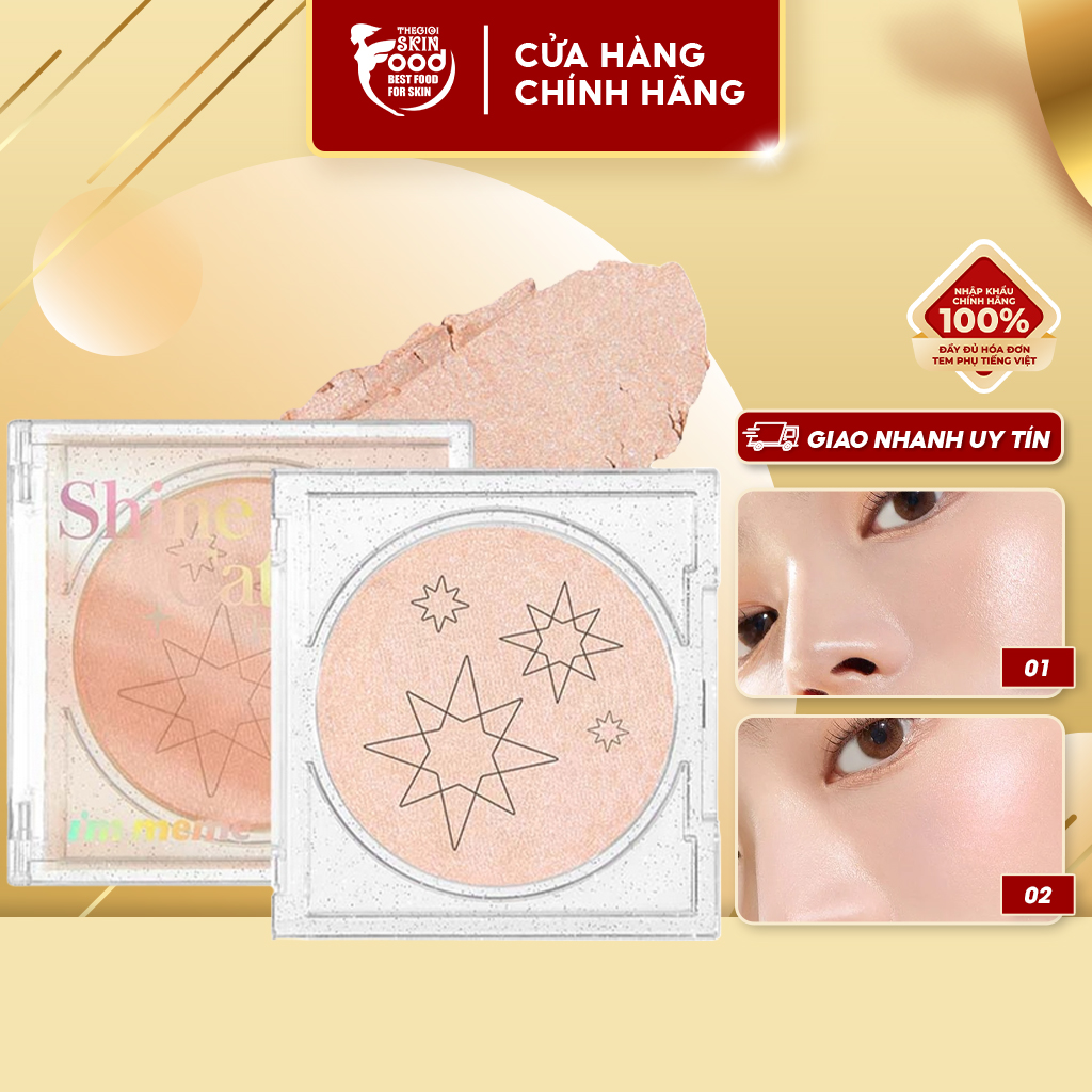Phấn Bắt Sáng Ánh Nhũ I'm Meme Shine Catcher Highlighter 5.3g