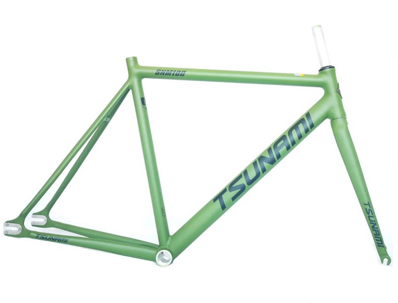 Khung xe đạp Fixed Gear Tsunami SNM100 đầy đủ phụ kiện