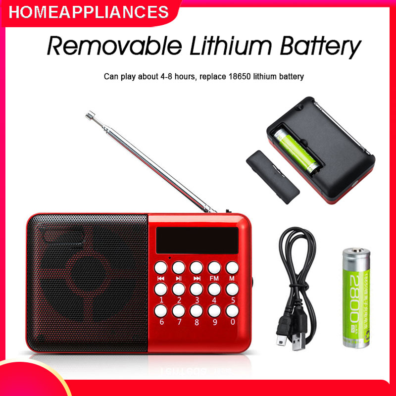  Radio mini nghe đài nghe nhạc thẻ nhớ USB nghe kinh phật 