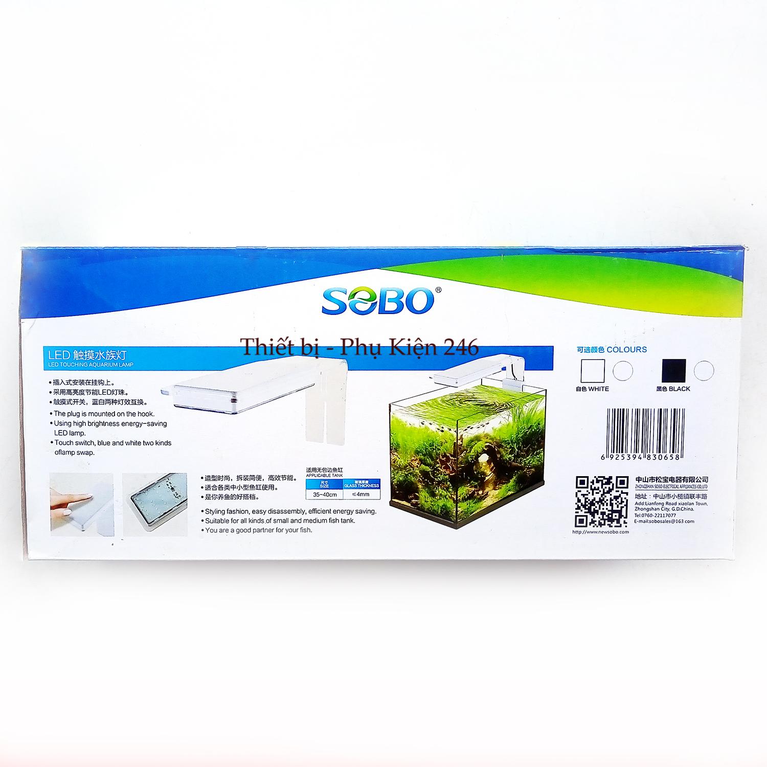 Đèn Led kiểu nhật dành cho hồ cá thủy sinh Sobo 500