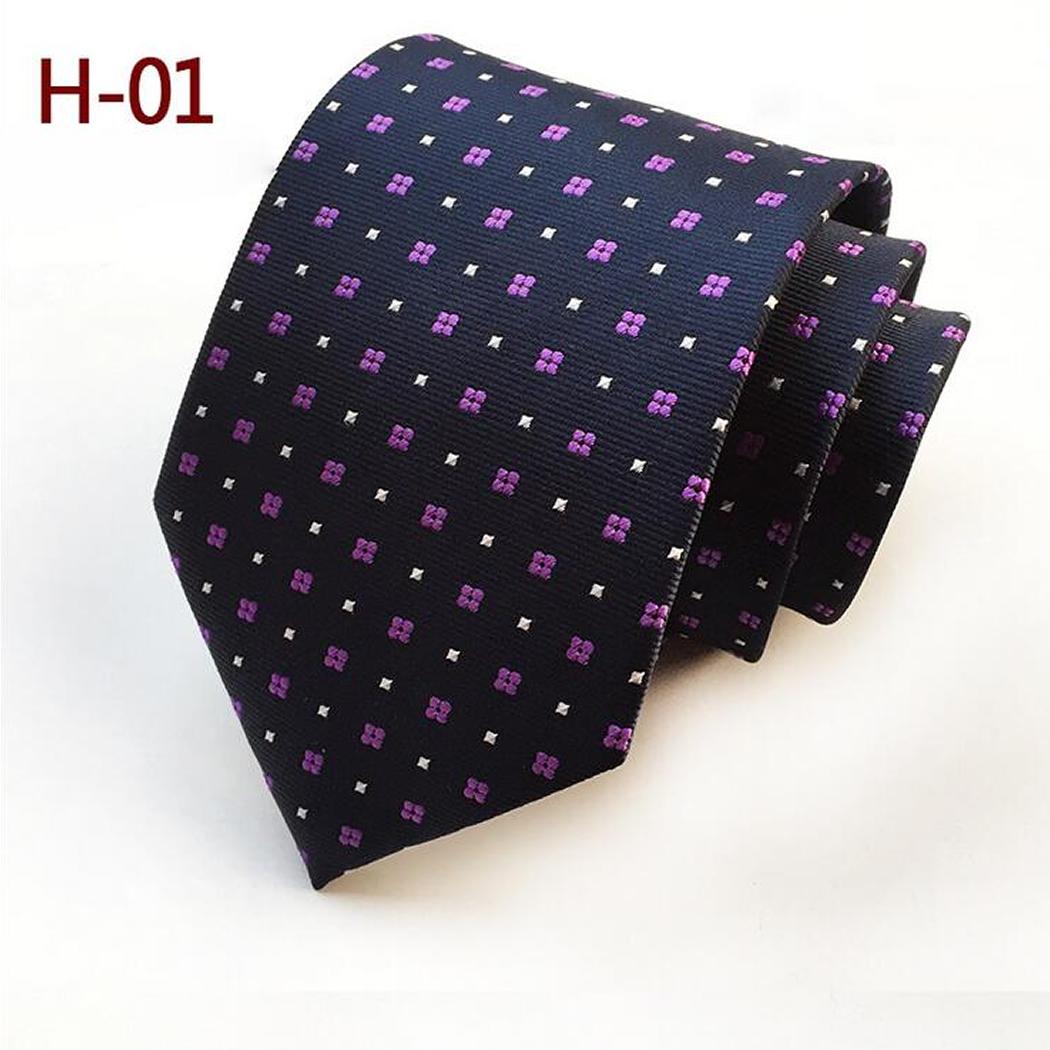 13 Kiểu Nhiều Màu Nam Hoa Cà vạt Cổ điển 8CM Rộng Polyester Silk Jacquard Cà vạt quý ông Phù hợp với Phụ kiện cho Tiệc cưới