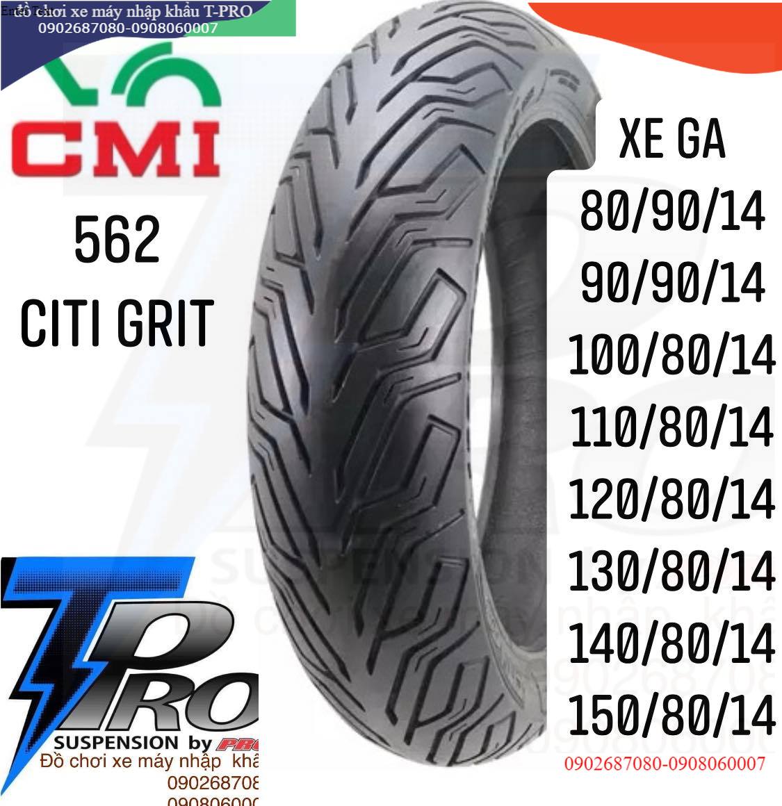 [HCM]Vỏ lốp CAMEL 562  citi grip shvn ab vison ab click125 vario pcx150 nvx155 CAMEL CMI _ cameltire
