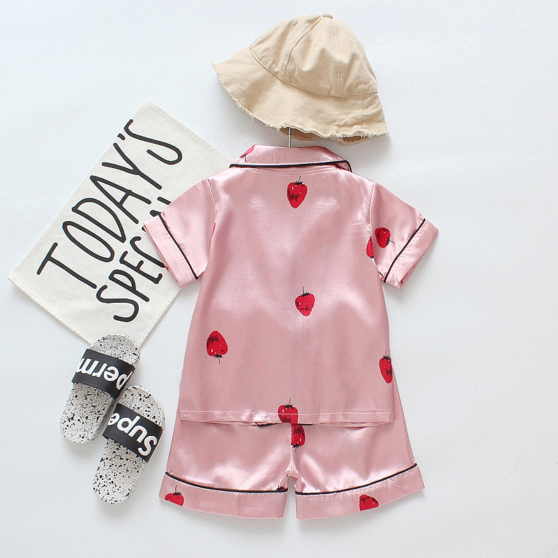 Bộ ngủ pijama lụa tơ tằm cao cấp cho bé gái