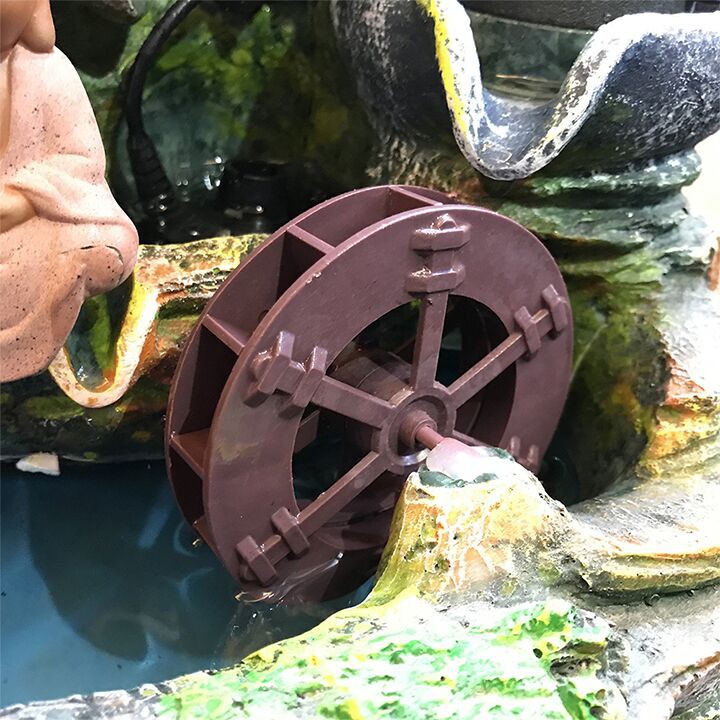 Bộ phụ kiện làm tiểu cảnh non bộ, cối xay nước, guồng xoay nước Decor Việt