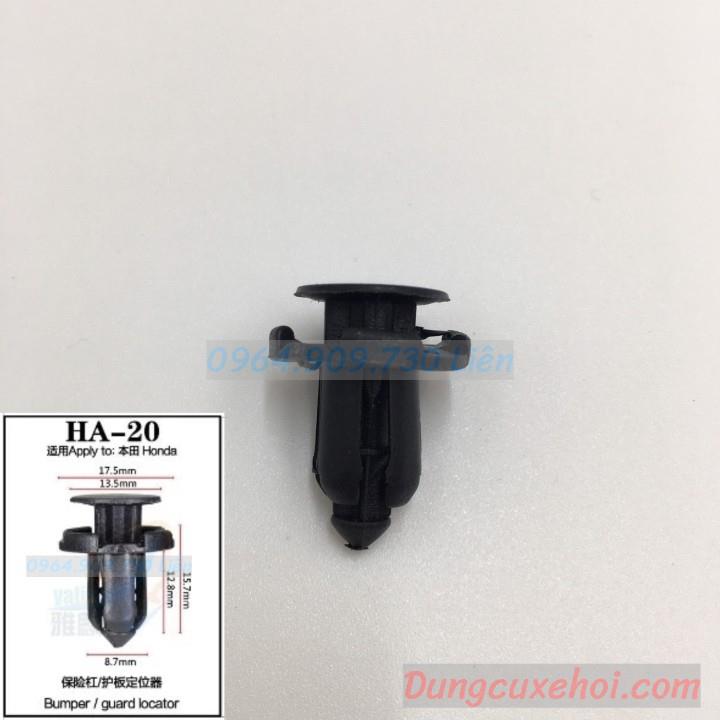[ HOT SALE ] Bộ 20 đinh tán chốt vít nở vit Nhựa Loại 1 cho xe hơi ô tô honda Chất Liệu Nhựa Nylon Polyme AHA20