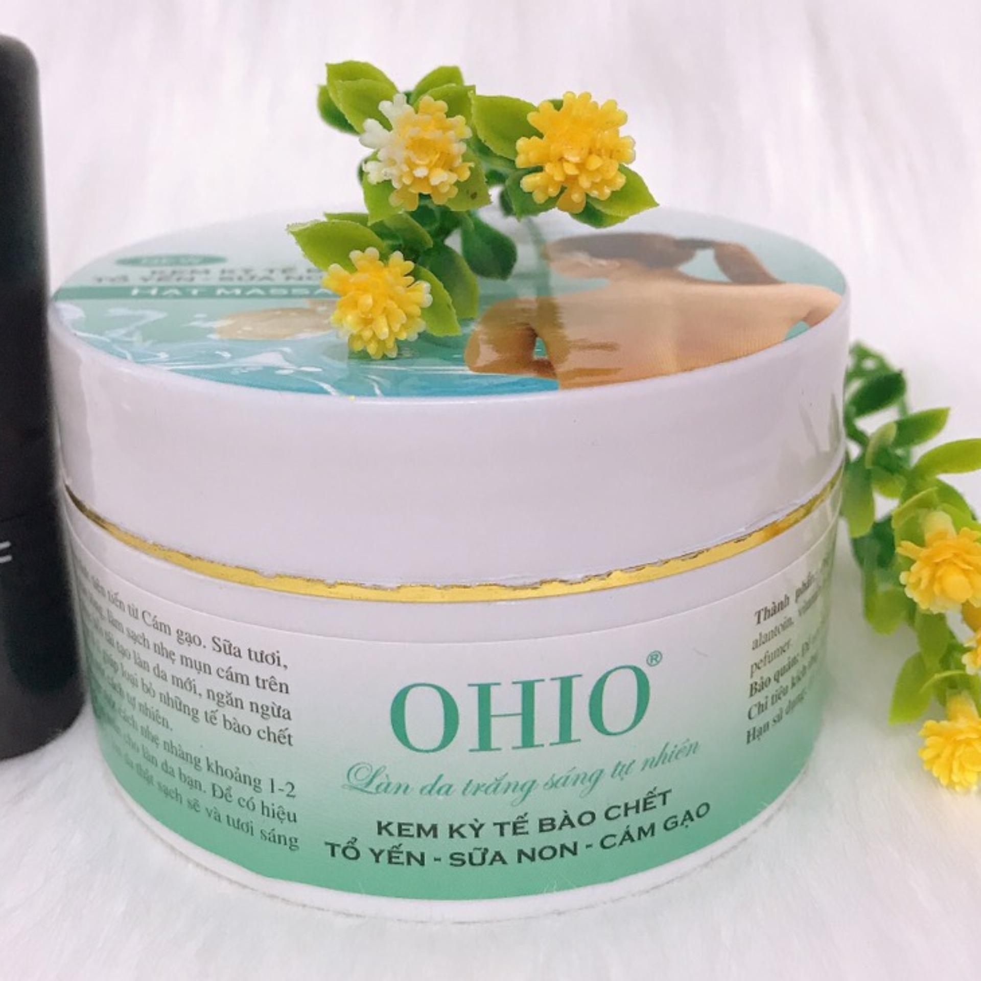 [HCM]Kem tẩy tế bào chết Tổ yến - Sữa non - Cám gạo OHIO