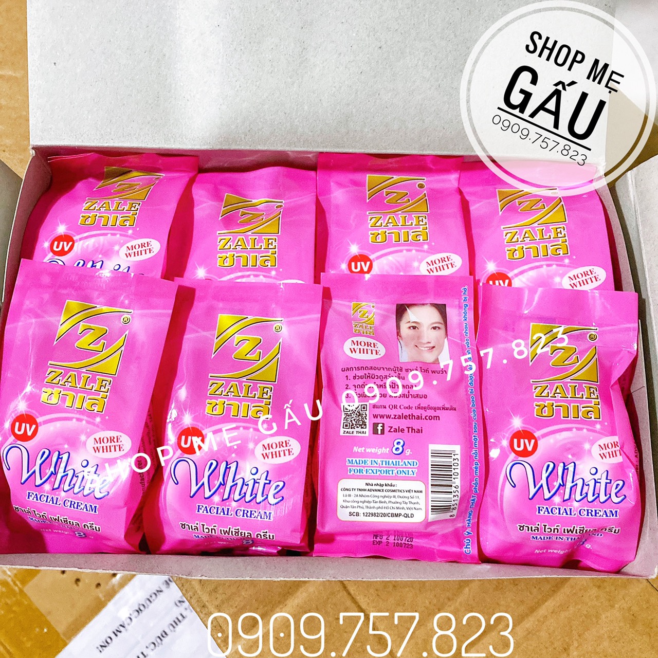 Sỉ lố 12 hộp kem zale hồng loại xin