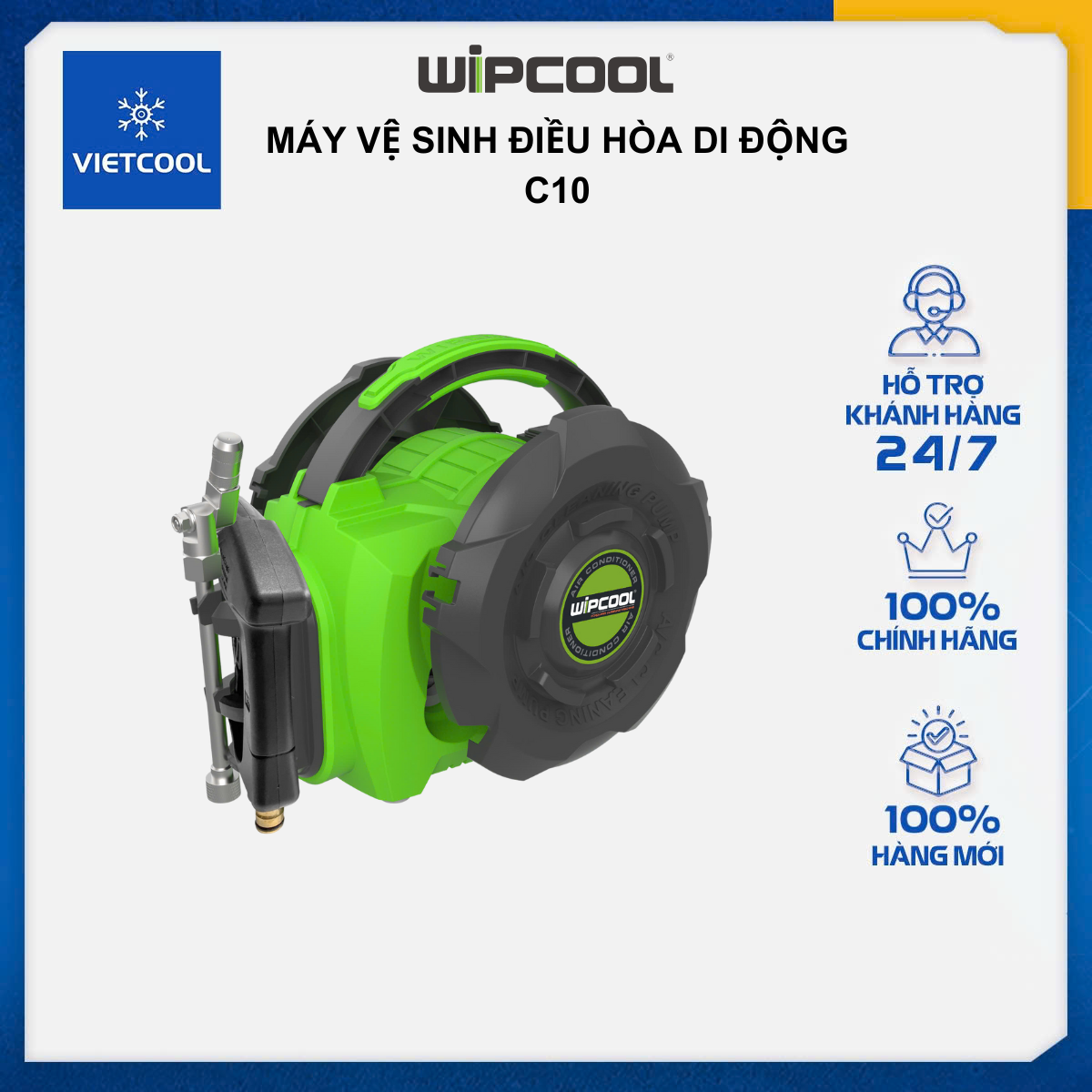 MÁY VỆ SINH ĐIỀU HÒA DI ĐỘNG MODEL C10