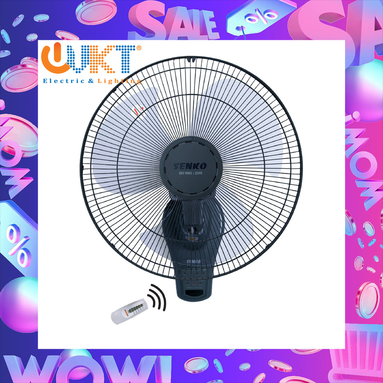 [FREESHIPMAX] Quạt điện cao cấp Senko TR1683 điều khiển từ xa bằng Remote - Hàng chính hãng (Giao màu ngẫu nhiên)