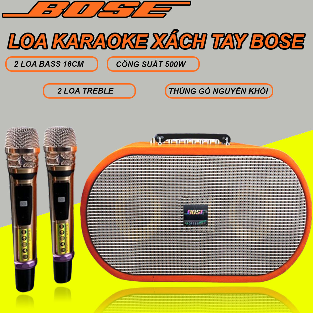 Loa Kéo Karaoke BlueTooth Loa Bose Xách Tay Bass Siêu Trầm Hát Siêu Hay 2023 Kết Nối Bluetooth 5.0 Phù Hợp Gia Đình Sân Vườn... Bảo Hành 12 Tháng