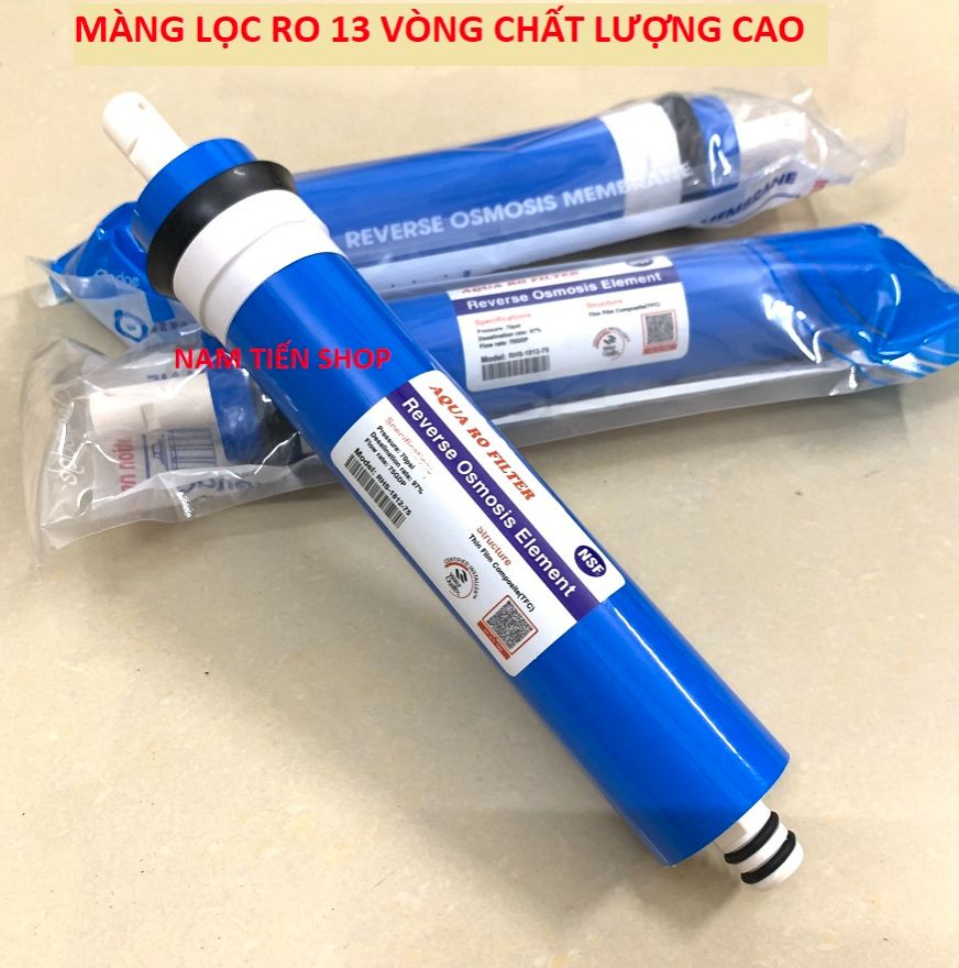 Lõi Lọc Nước Số 4 Màng RO AQUA 13 VÒNG  (màu Xanh)