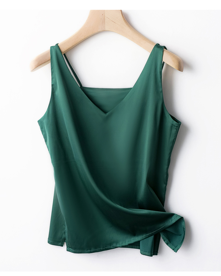 Áo lụa satin cao cấp bigsize, chất liệu mềm mại thiết kế hai dây gợi cảm al38