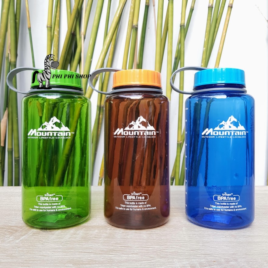 [HCM]Bình nước thể thao nhựa Tritan Lock&Lock Mountain dung tích 1L ABF610