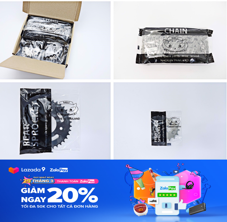 Nhông Sên Dĩa Wave RS MIU - NHẬP KHẨU 100% THÁI LAN- CÓ TEM CHỐNG HÀNG GIẢ.