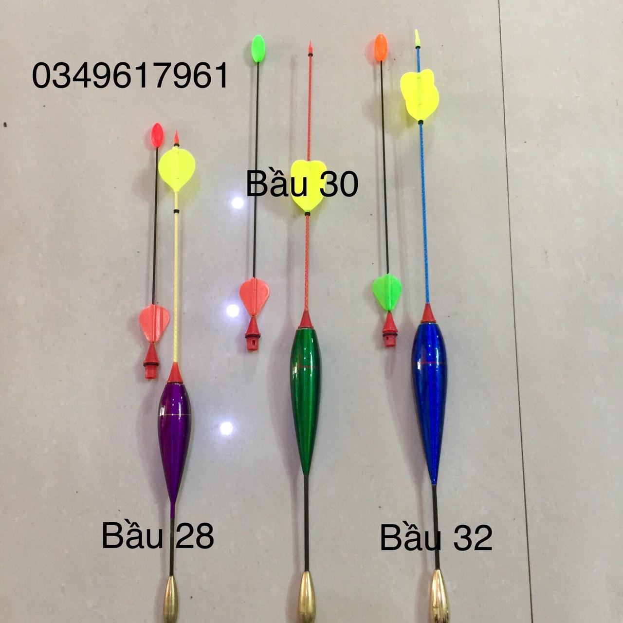Phao câu lục xa bờ 2 ngọn bầu 28 - 30 - 32