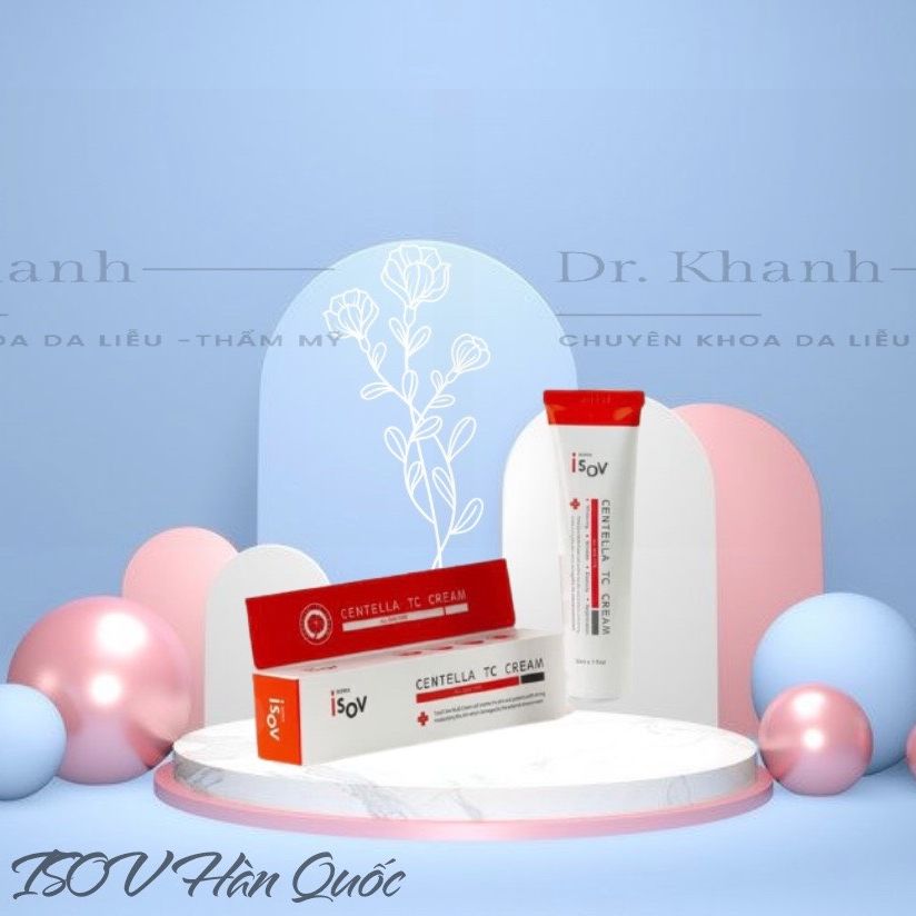 - centella tc cream isov - kem giảm mụn sáng vết thâm