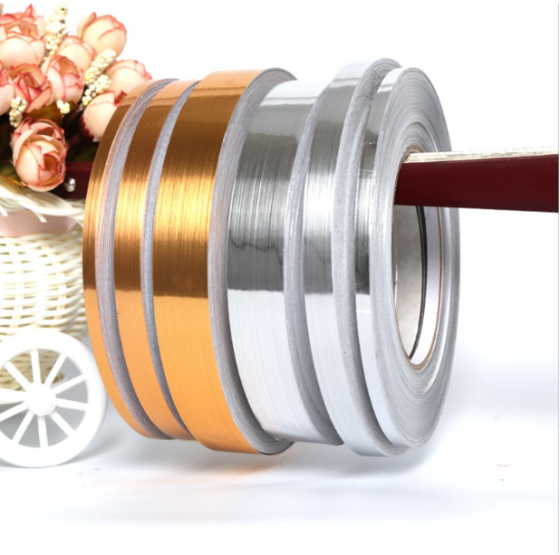 Cuộn chỉ dán viền trang trí MÀU VÀNG dài 50m, dài 5m