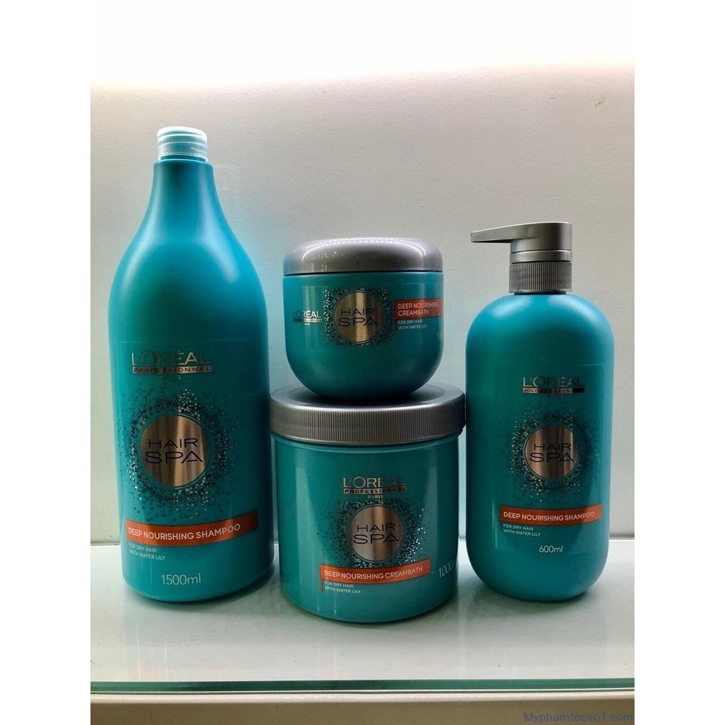 Dầu gội loreal hair spa deep nourishing shampoo cấp ẩm cho tóc 1500ml